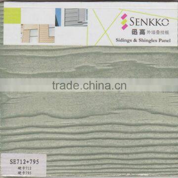 3000x190mm Fiber Cement Siding Cladding Panel(SE-712+795)