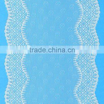 Factory Direct Sales Dyeable Woven Decorative Nylon Lace Trim