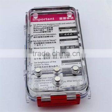 2015 New Arrival Waterproof 40M Underwater Anti-reflection Window Glass Housing Case Cover for 6 Plus 5.5inch photo-3