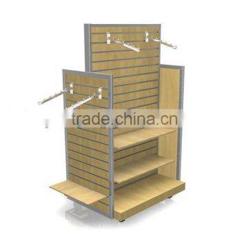 MDF slatwall display stand