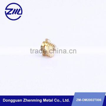 ISO OEM machine use high quality metal screw nut brass screw