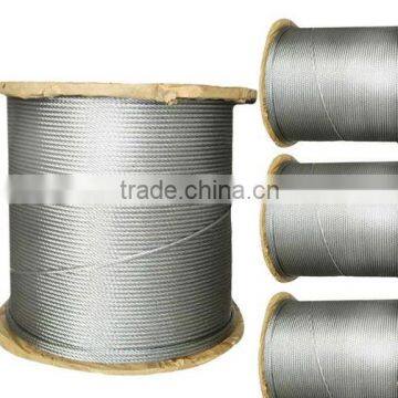 ASTM 316 7x7 16mm Stainless Steel Wire Rope/steel cable