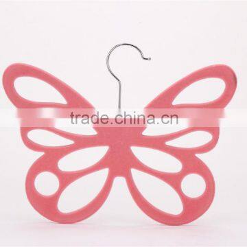 Factory Flocked Velvet Tie Hanger Simple Slim-Line Tie Organizer in 5 Style photo-3