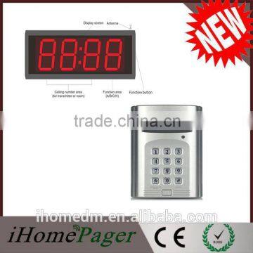 Cheap Wireless Calling System Caling /Customer/Mess Queue Management System