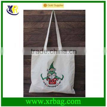 Manufacturer Custom Printing White Canvas Tote Bag photo-4