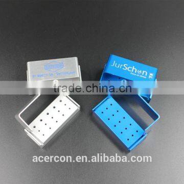 Hot Sale 15 Holes Aluminium Dental Bur Holder(Silver) photo-5