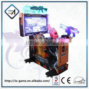 32'' LCD Ultra Firepower Simulator Vibration Crazy Gun Shooting Game 3 In 1Aliens THD3 Fracry