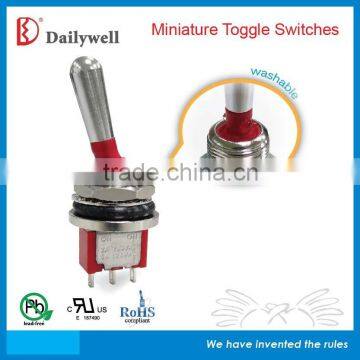 3P 4P SP DP GOLD PURE-TIN Miniature Toggle Switch photo-5