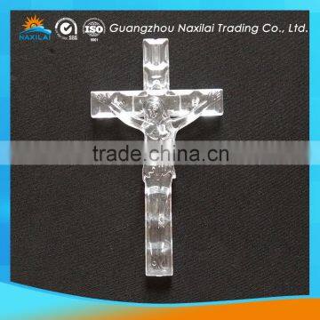 2016 hot sell christmas decoration PMMA Material plastic craft acrylic cross