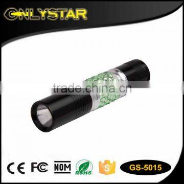 Onlystar GS-5015 promotional gift high quality aluminum 0.5w led portable key chain led flashlight