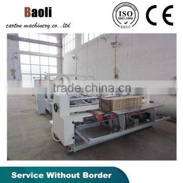 auto vacuum feeder corrugated box folder gluer machine