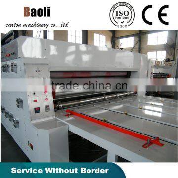Advanced Technology Semi Auto Flexo Ink Corrugated Paperboard Die Cutting Slotting Printing Boxing Packing Machine
