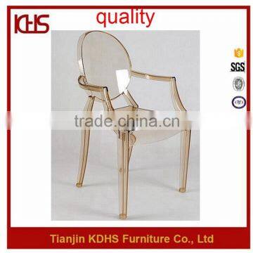 quality-assured restaurant hot sale stackable iron dining chairs with chromed