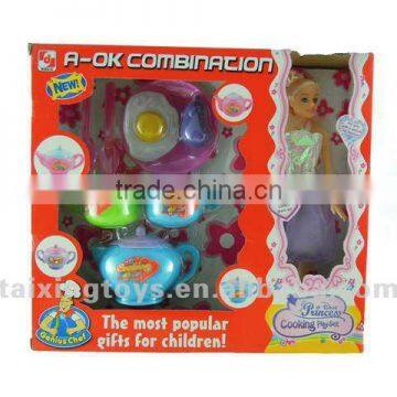 plastic children cooking set