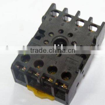kontron 8 round pin plug-in relay socket