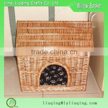 willow pet bed handmade wicker pet house for pet