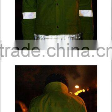 top level fashion raincoat glow in the dark