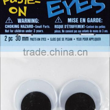 DIY Creativity for kids black with white 30mm moving eyes