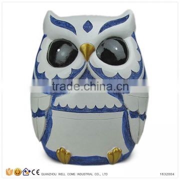 Popular Resin Owl Money Saving Box for Kids