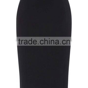 2015 Latest Women Fashion Petite Black Pencil Skirt