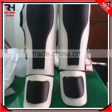New Professional MMA Shin Guards, Leather Shin Guards Fighting photo-6