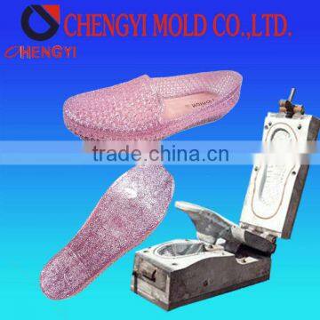 2014 fashion PVC/PCU Air Blowing Slipper Mould