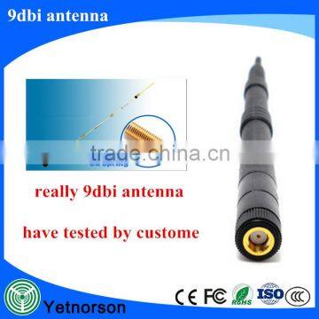 Factory Price 2400mhz-2500mhz long range high gain 9dbi external omni wifi antenna for Wireless Router