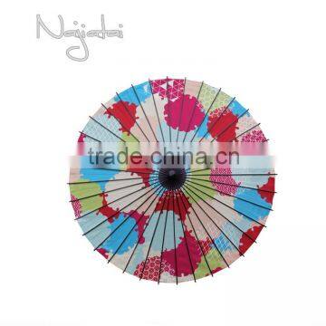 Candy Colors Hand Painted Handmade Japanese Traditional Paper Umbrella