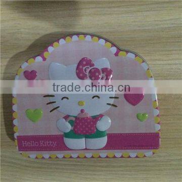 Food grade hello kitty small metal candy box