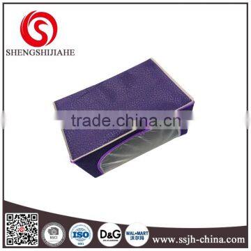 High quality fabric storage box with zipper