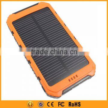 New Arrival Solar Power 2016 Slim Power Banks Portable Battery Charger