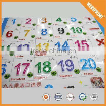 Hot sale educational gift plastic poster