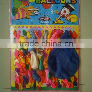 2012 hot sale fashion latex card balloons