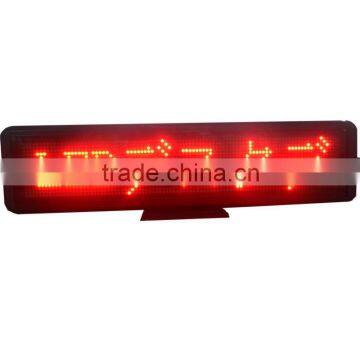 Red LED desk display sign Indoor dot-matrix Resolusion:16*96 multilingual