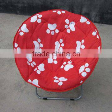 Folding round chair for child