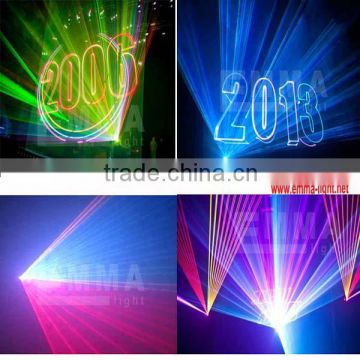 2015 New Design, Max.40Kpps Scanner System, ILDA Controlled, 4W mini laser light rgb