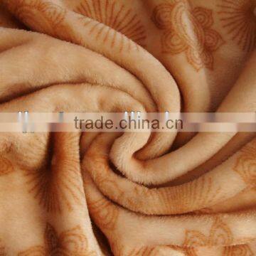 bright brown coral/flannel fleece fabric for blanket