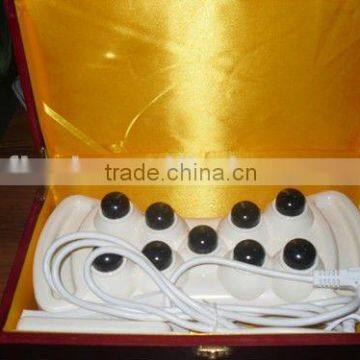 Vibrating 9 balls Moxibustion hand held Massagers