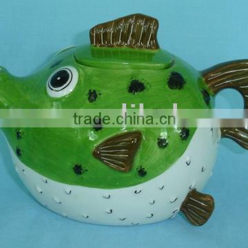 ceramic fish teapot