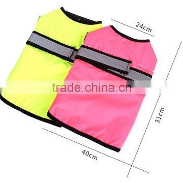 New fashion 100% polyester pet safety vest