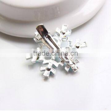 Fancy Frozen Elsa Snow Shape Alloy Snow Hair Clips photo-6