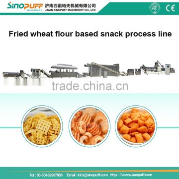 Fried Wheat Flour Snacks Twin Screw Extruder/Production Line