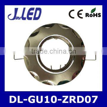 gu10 downlight fixture round