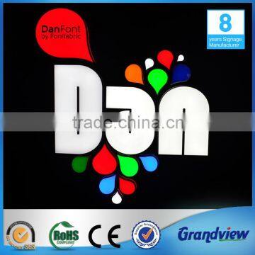 Frontlit 3D alphabet letter led letter box channel letter for advertising