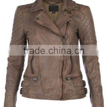 LADIES LEATHER BIKER JACKET 1900