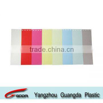 clear colorful stripe PP binding cover for stationary china manufacturer