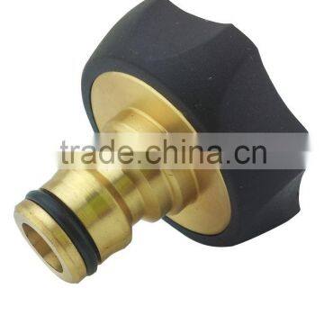 1" Female threaded Tap Adaptor,Brass. Soft grip, TPR coated