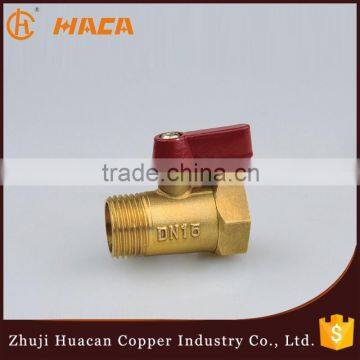 Female And Male Brass Ball Valve