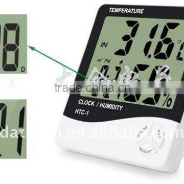 Digital HTC-1 automatic plastic wall clock