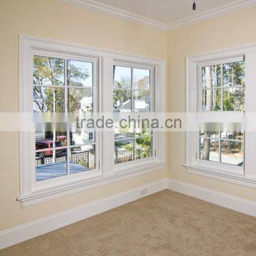 finished surface upvc window and door, modern design house upvc profile